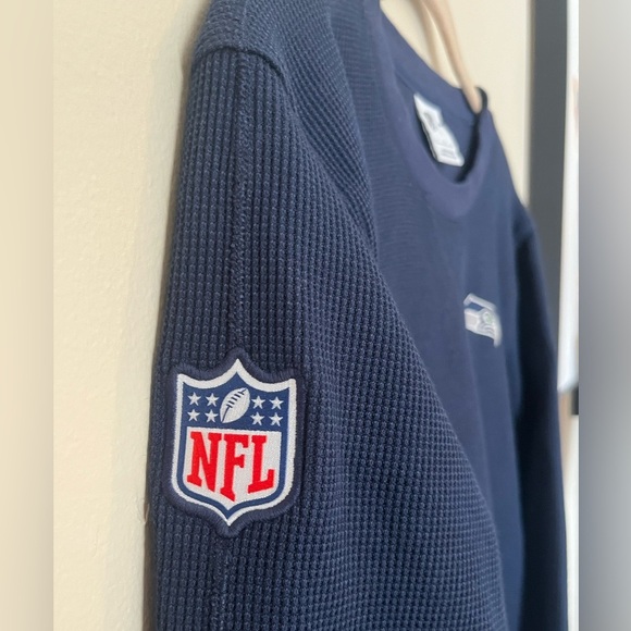 Nike x NFL Seahawks Long Sleeve Thermal in Navy Size Medium - Picture 5 of 9